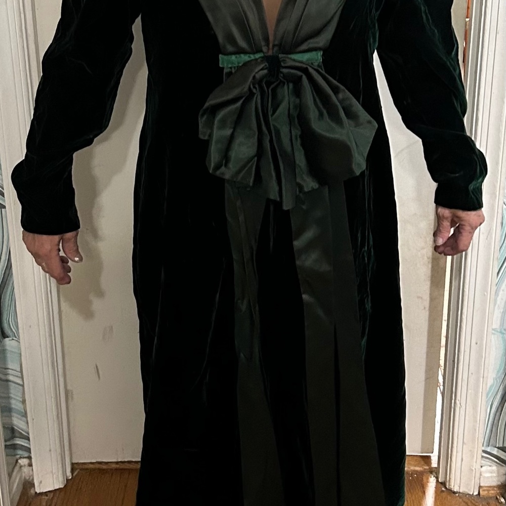 Green Velvet Gown Size 4